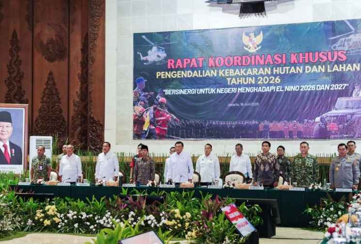 Rakorsus Nasional, Kalsel Tegaskan Kesiapan Hadapi Musim Kemarau dan Karhutla