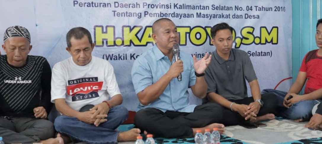 Sosialisasi Perda di HSS, Kartoyo Soroti Potensi Ekonomi Desa Baruh Jaya