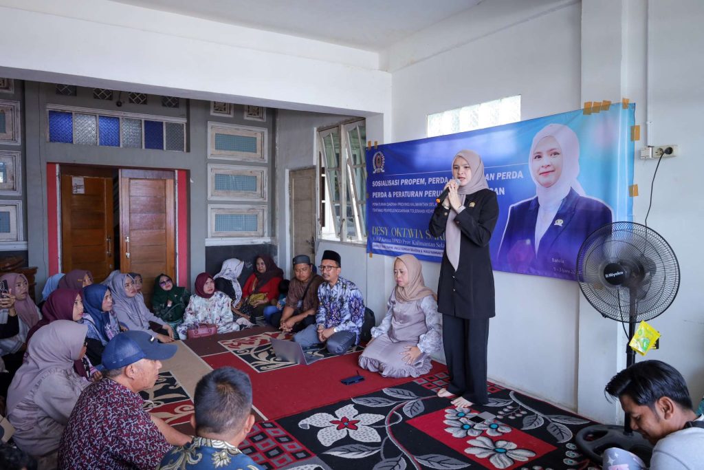 Di Sosperda Desy Oktavia Ajak Warga Batola Wujudkan Lingkungan Bersih dan Kehidupan yang Harmonis