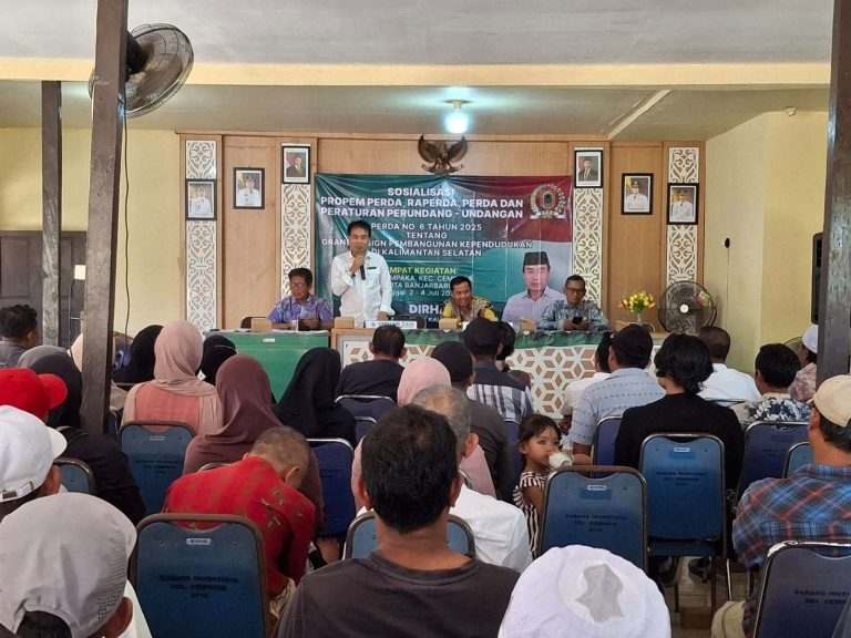Sosisalisaikan Perda GDPK di Cempaka, Dirham Zain : Langkah Nyata Wujudkan Masyarakat Sejahtera