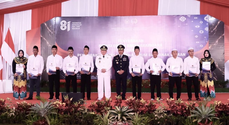 Gubernur H. Muhidin Serahkan Remisi HUT ke-81 RI untuk 6.189 Warga Binaan