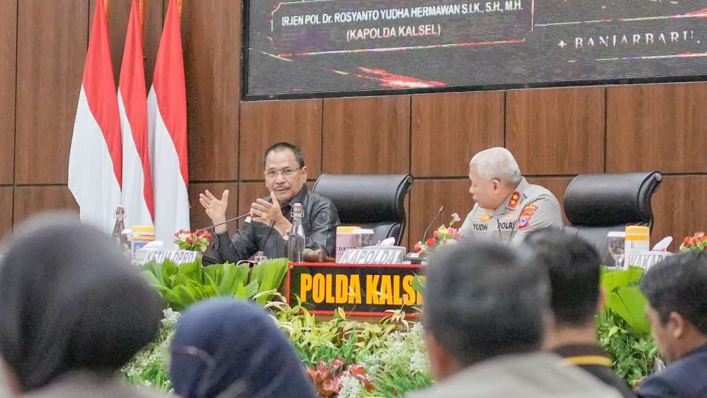 Rapat Gelar Operasional Polda, DPRD Kalsel Sambut Baik dan Dorong Penguatan Sinergi Jaga Kamtibmas