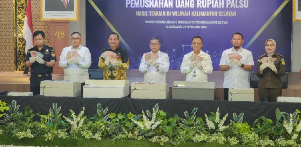 Hadiri Pemusnahan Uang Palsu, Supian HK Dorong Penguatan Literasi Rupiah