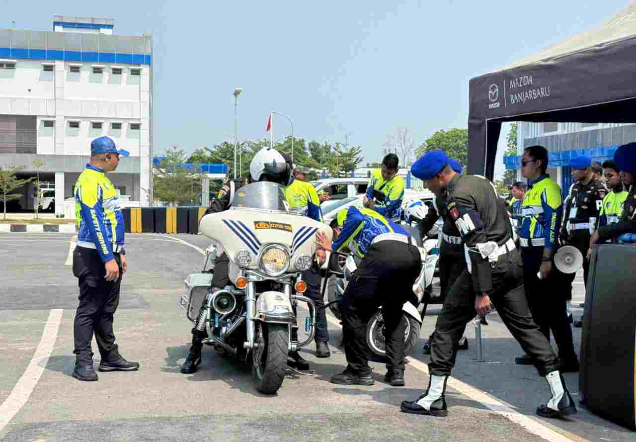 Gandeng Denpom Banjarmasin Ditlantas Polda Kalsel Gelar Pelatihan Mengemudi Untuk Tingkatkan Keselamatan Berkendaraan