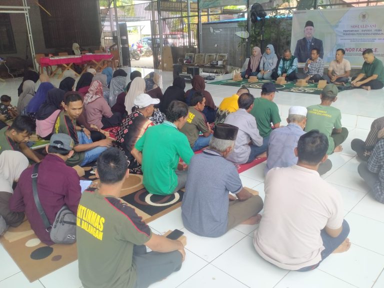 Cegah Stunting Dimulai Sejak Dini, Nor Fajeri Sosialisasikan Perda Kesehatan Di Desa Tundakan dan Ambakiang