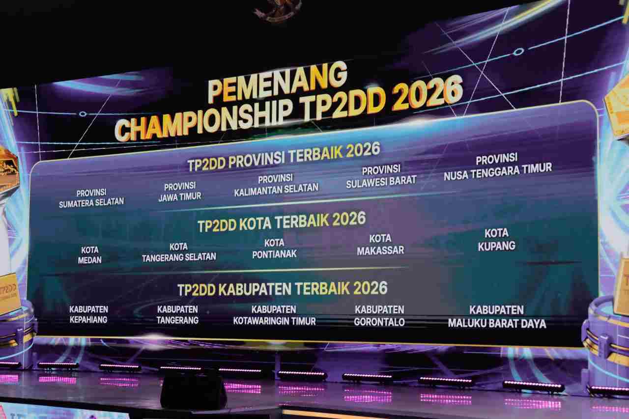 Membanggakan, Tim Percepatan dan Perluasan Digitalisasi Daerah (TP2DD) Kalsel Raih Championship TP2DD Terbaik Nasional