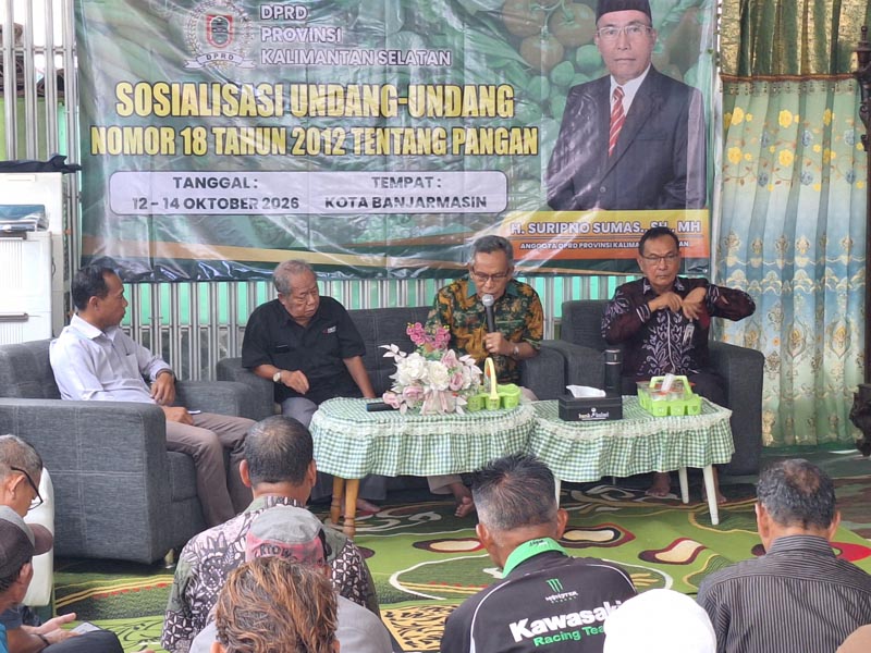 Ditengah Karhutla, Suripno Sumas Soroti Ketahanan Pangan dan Potensi Banjir